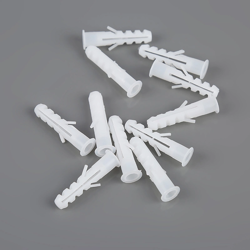 PE Expand Plug Wall Anchor, Screw Plug White Color Factory Good Quality