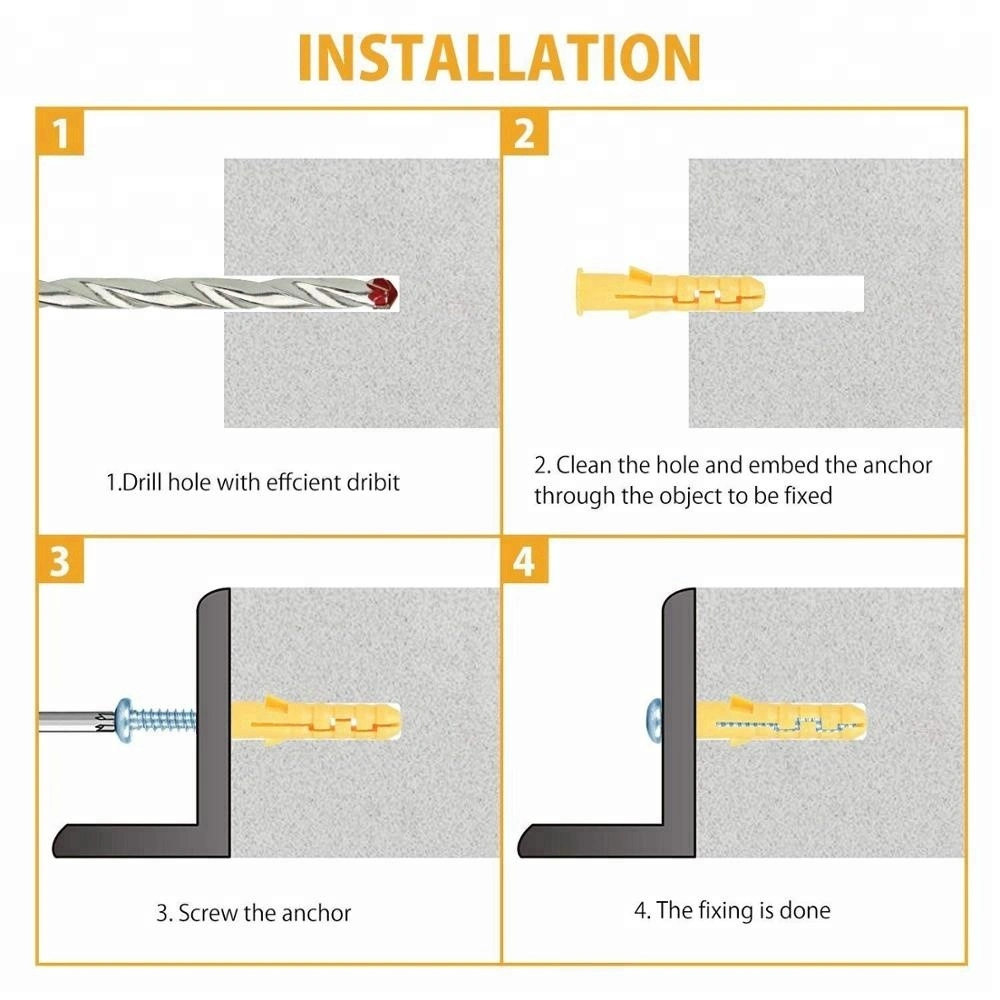 Hot Selling Resistance to Corrosion Nylon Sleeve Anchor